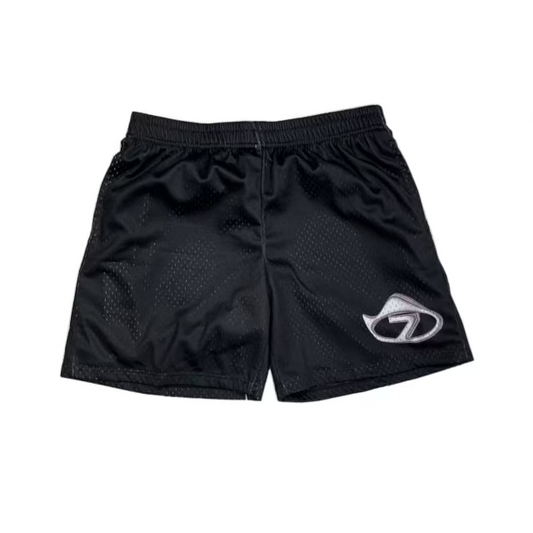 7 LOGO MESH SHORTS JET BLACK